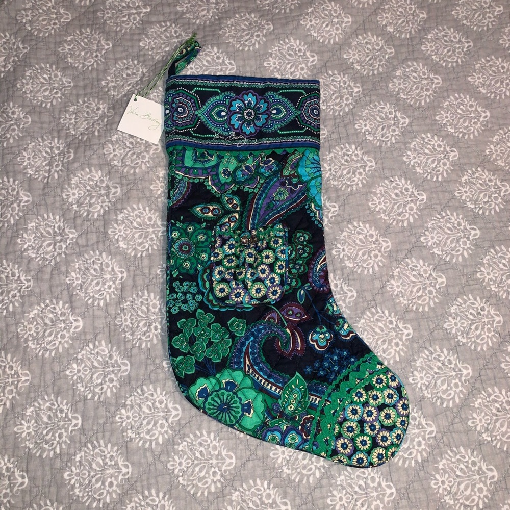 Vera Bradley Holiday Stocking Blue Rhapsody